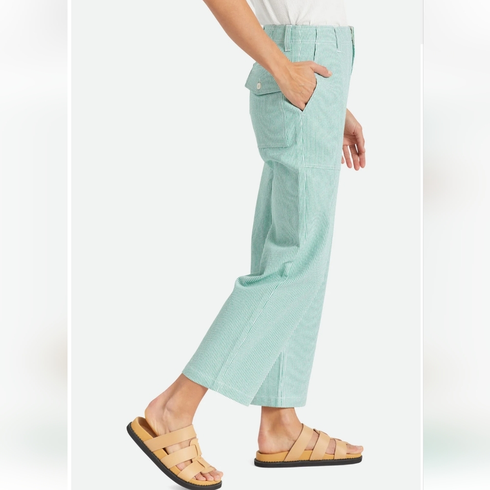 Brixton Vancouver utility pant. Leprechaun super high waisted straight leg. - Picture 2 of 14